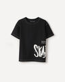 Playera Estampado Skate,NEGRO