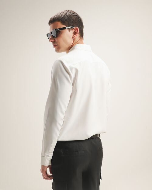 Camisa Fit Regular Blanca