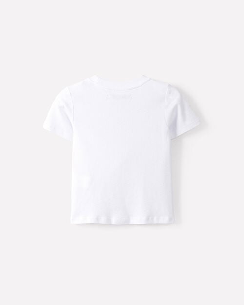 Playera Blanca Textura