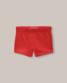 Short Cintura Elástica Negro,ROJO