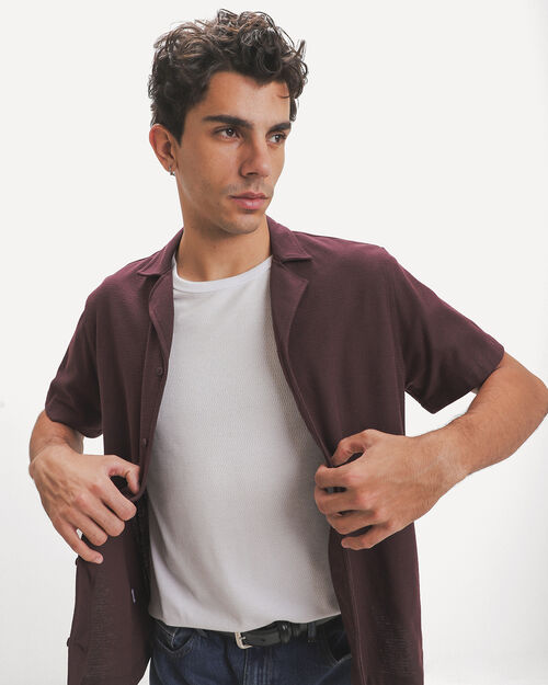 Camisa Relaxed Textura