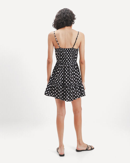 Vestido Estampado Lunares