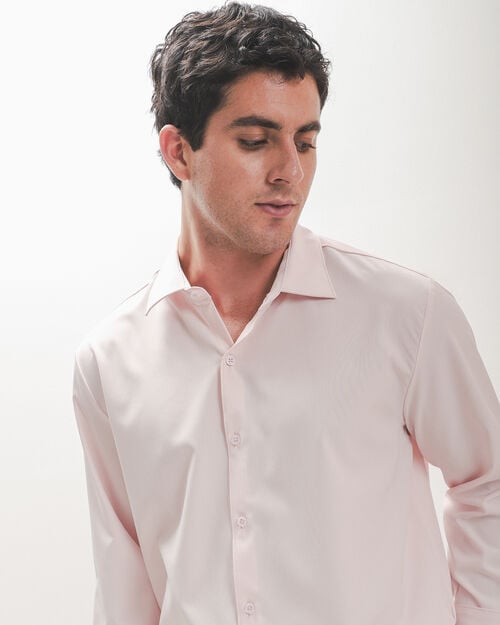 Camisa Slim Rosa