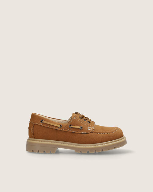 Zapato Gamuza Café