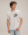 Playera Relax Blanca Estampada,BLANCO