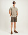 Short Olivo Fit Slim,OLIVO