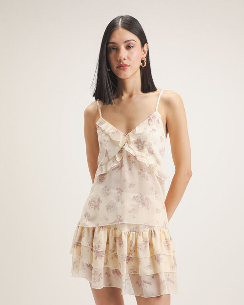 Blusa Beige Estampada