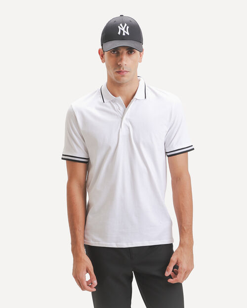 Polo Slim Blanca