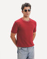 Playera Azul Textura,ROJO OBSCURO