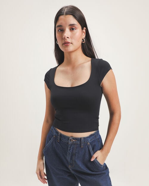 Crop Top Negro