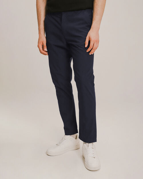 Pantalón Fit Regular Azul