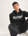 Sudadera Cerrada Playboy,NEGRO