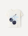 Playera Azul Mo&ntilde;o,BLANCO