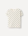 Playera Estampada Flores,BLANCO P3