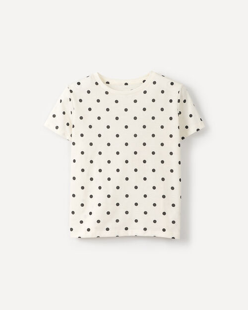 Playera Estampada Lunares