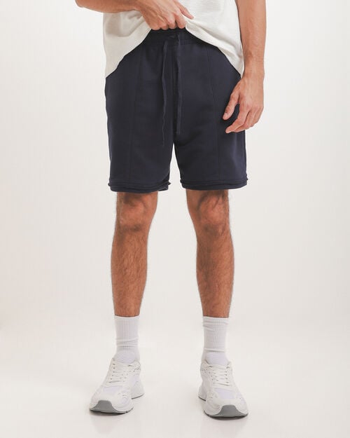 Short Azul Relaxed