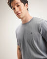 Playera Tejido Acanalado,GRIS