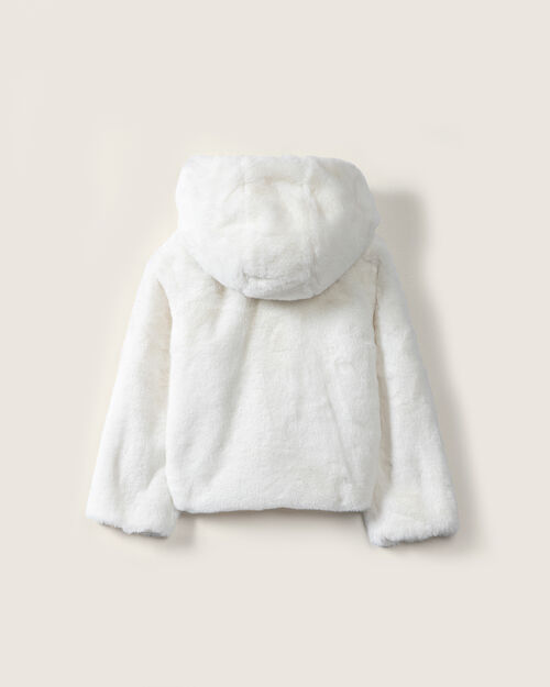 Chamarra Blanca Con Textura