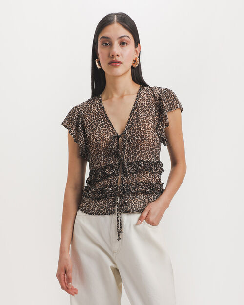 Blusa Estampado Animal Print