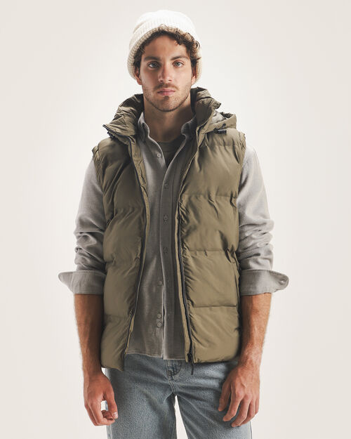 Chaleco Abullonado Verde