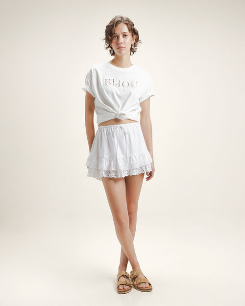 Falda Mini Eyelet