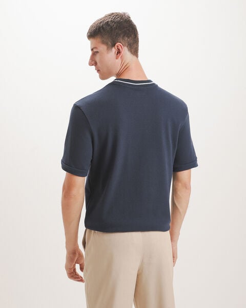 Playera Azul Textura