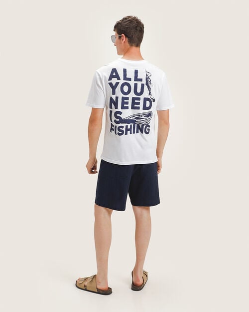 Playera Fit Regular Estampada
