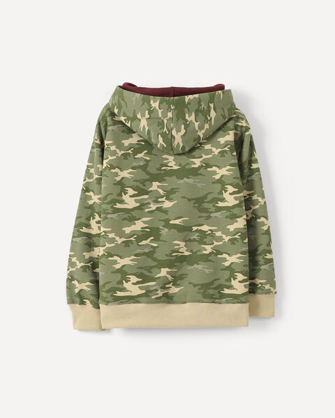 Sudadera Verde Gorro