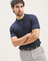 Polo Fit Slim Azul,AZUL MARINO