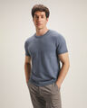 Playera Slim Verde,AZUL EMPOLVADO