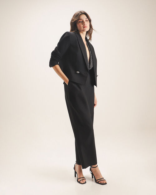 Blazer Botones Brillo