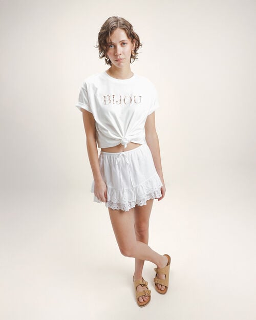 Playera Blanca Texto