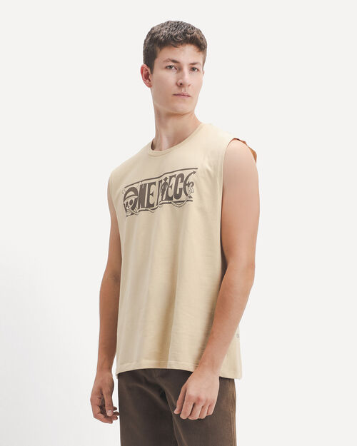Playera Caqui One Piece