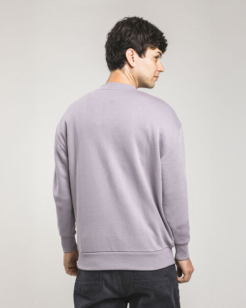 Sudadera Gris Estampada