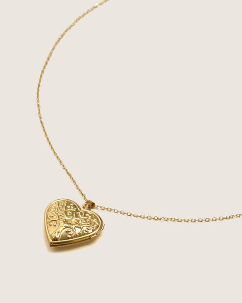 Collar Dorado Corazón