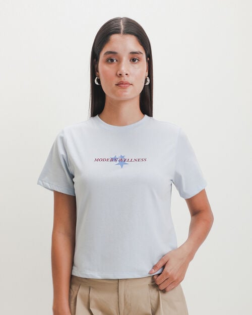 Playera Azul Gr&aacute;fico