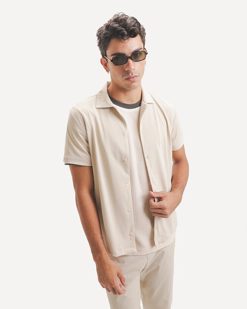 Camisa Relaxed Textura