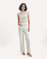 Pantal&oacute;n Beige Bolsillos,CRUDO