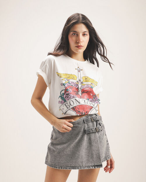 Playera Estampada Bon Jovi
