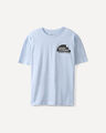 Playera Dise&ntilde;o Patineta,AZUL PASTEL