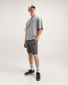 Short Bolsillos Cargo,GRIS OBSCURO