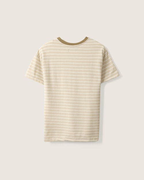 Playera Beige Rayas