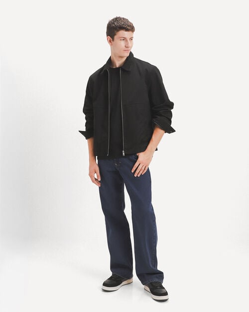 Jeans Fit Straight Azul