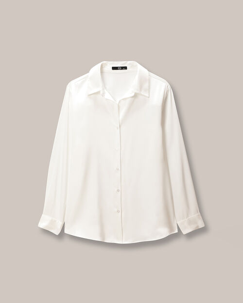 Camisa Manga Larga Blanca
