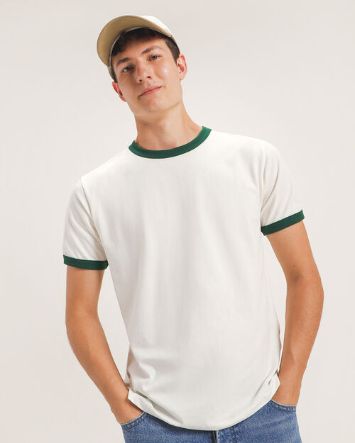 Playera Slim Con Contraste