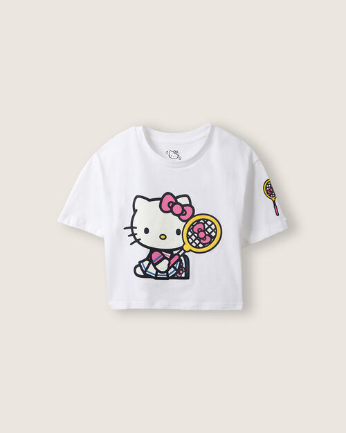 Playera Cropped Hello Kitty