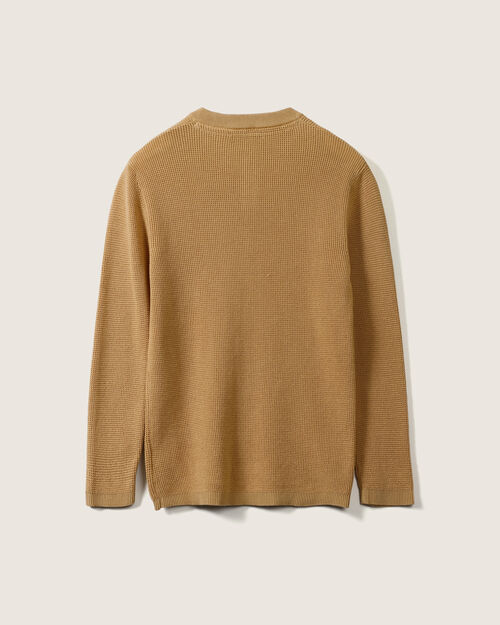 Playera Café Manga Larga