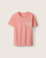 Playera Beige Texto Love,CORAL