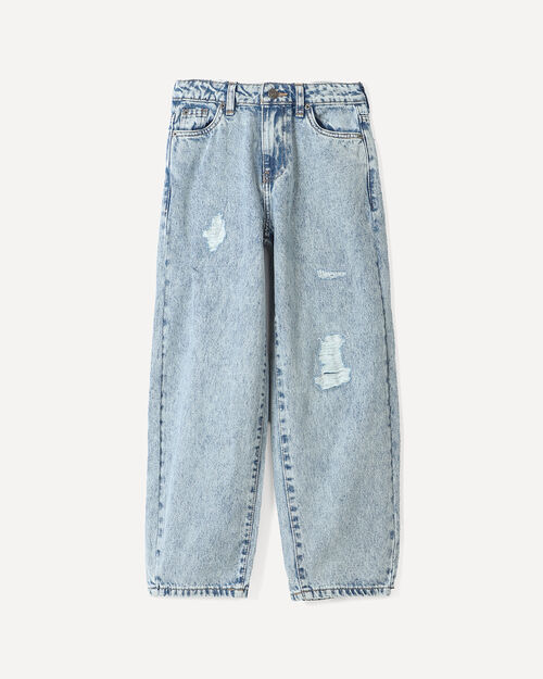 Jeans Barrel Azul
