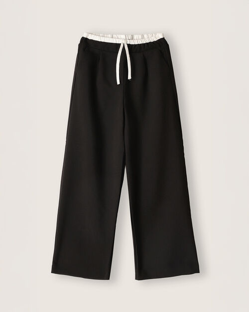 Pantalón Negro Cintura Elástica